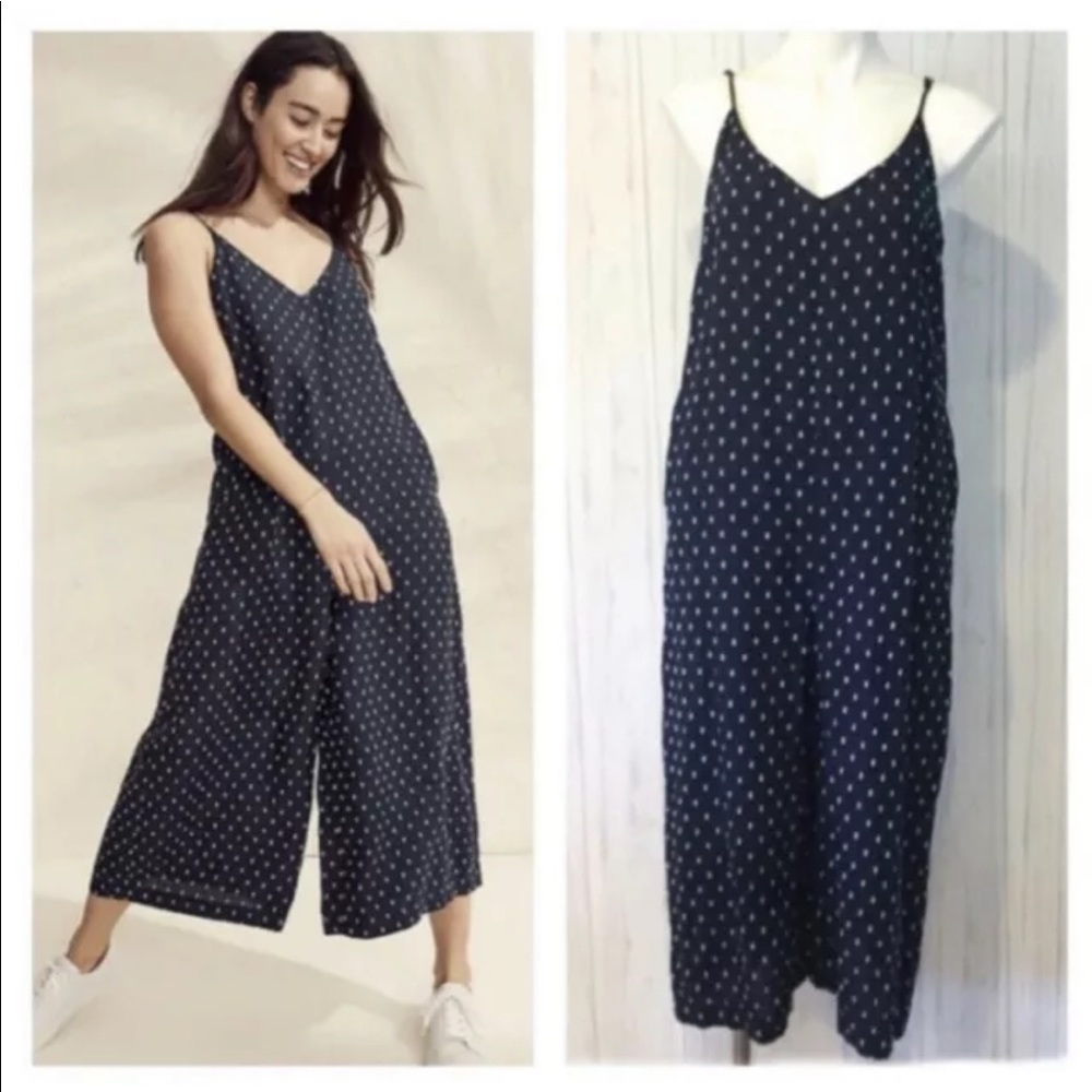 Athleta Linen La Paz Romper Jumpsuit, Size 6